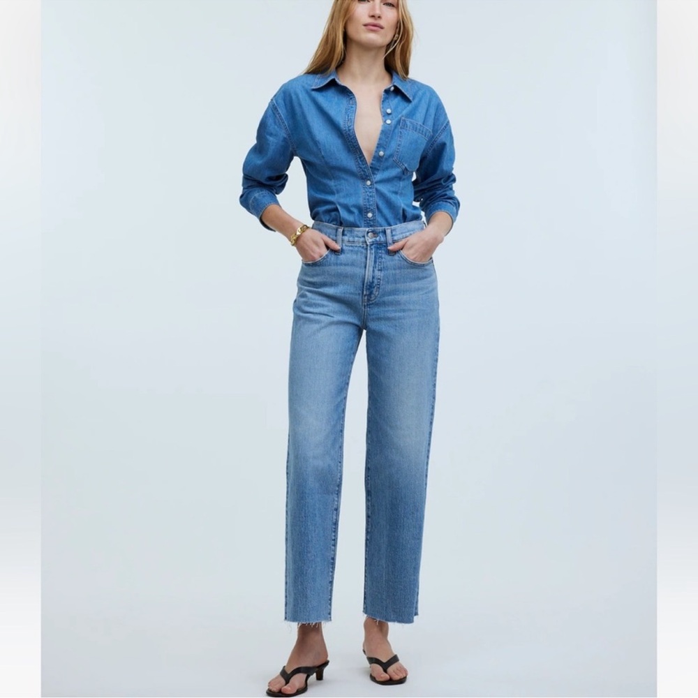 Madewell The Tall Perfect Vintage Wide-Leg Crop Jean